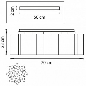 Потолочная люстра Lightstar Nubi 802097 в Сысерти - sysert.mebel24.online | фото 2