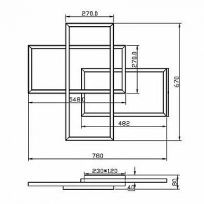 Потолочная люстра Maytoni Line MOD016CL-L80BK в Сысерти - sysert.mebel24.online | фото 2