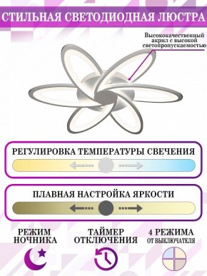 Потолочная люстра Natali Kovaltseva Smart home LED LAMPS 81217 в Сысерти - sysert.mebel24.online | фото 5