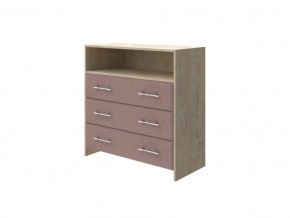 PROxSON Комод Varna (ЛДСП Бунратти+ткань Бунратти/Ultra Горячий шоколад) 90x40 в Сысерти - sysert.mebel24.online | фото