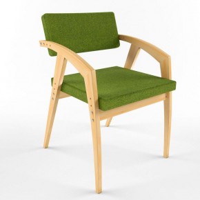 Растущий стул 38 Попугаев Бруно с мягким сиденьем и спинкой, для детей/подростков/взрослых от 150 см (Береза/Олива) в Сысерти - sysert.mebel24.online | фото
