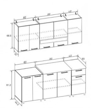 РИО-2 ЛДСП Кухонный гарнитур 1,8 м в Сысерти - sysert.mebel24.online | фото 7