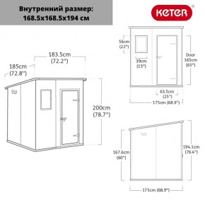 Сарай Манор Пентхаус 6x6 (MANOR PENT 6x6) в Сысерти - sysert.mebel24.online | фото 3