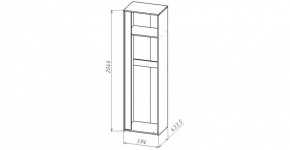 ЛИНДА-2 Шкаф 1-о дверный для одежды (ЛНД.02) в Сысерти - sysert.mebel24.online | фото 2