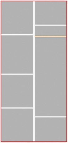 Шкаф 2-х дверный Ольга-1Н для одежды и белья в Сысерти - sysert.mebel24.online | фото 3