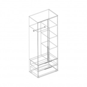 Шкаф 2-ств. с 2 ящиками "Лео" в Сысерти - sysert.mebel24.online | фото 3