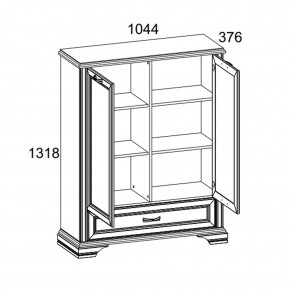 Шкаф 2D1SL, MONAKO, цвет Сосна винтаж/дуб анкона в Сысерти - sysert.mebel24.online | фото 3