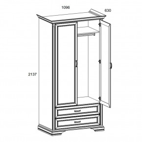 Шкаф 2DG2S, MONAKO, цвет Сосна винтаж/дуб анкона в Сысерти - sysert.mebel24.online | фото 3