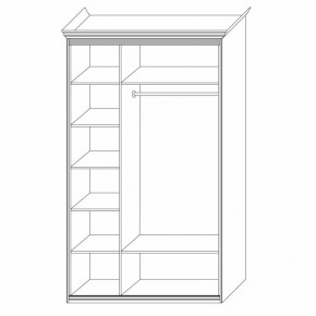Шкаф 3-х дверный (корпус) Неаполь в Сысерти - sysert.mebel24.online | фото 3