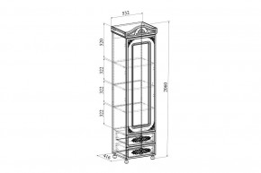 Шкаф для белья Ассоль АС-01 в Сысерти - sysert.mebel24.online | фото 5