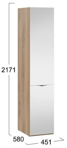 Шкаф для белья Глосс СМ-319.07.112 в Сысерти - sysert.mebel24.online | фото 4