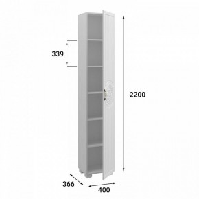 Шкаф для белья Монблан МБ-22К в Сысерти - sysert.mebel24.online | фото 5