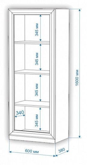 Шкаф для белья Нобиле ВтН-ФГД в Сысерти - sysert.mebel24.online | фото 2