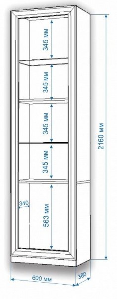 Шкаф для белья Нобиле ВтВ-ФГД-ФГК в Сысерти - sysert.mebel24.online | фото 3