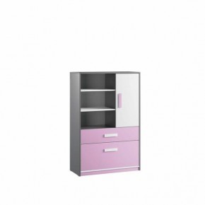 Шкаф книжный Кэнди КШ-2 Лаванда в Сысерти - sysert.mebel24.online | фото