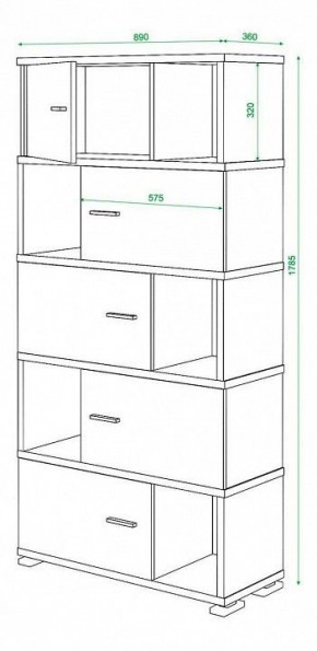 Шкаф комбинированный Домино СБ-30/5 в Сысерти - sysert.mebel24.online | фото 3