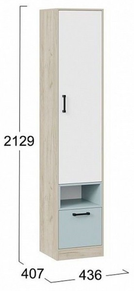Шкаф комбинированный Оливер 401.002.000 в Сысерти - sysert.mebel24.online | фото 3