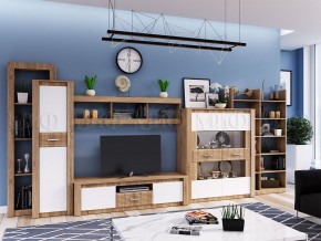 ТЕРРА Шкаф комбинированный (Белый глянец/дуб сонома) в Сысерти - sysert.mebel24.online | фото 3