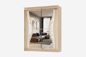 Шкаф-купе Бабочка 1.5 серия Альянс (дуб сонома) в Сысерти - sysert.mebel24.online | фото