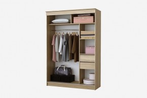 Шкаф-купе Бабочка 1.5 серия Альянс (дуб сонома) в Сысерти - sysert.mebel24.online | фото 2