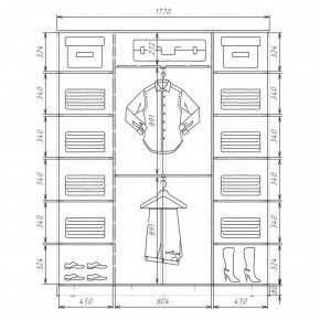 Шкаф-купе ХИТ 22-4-20/2-222 (420) в Сысерти - sysert.mebel24.online | фото 2