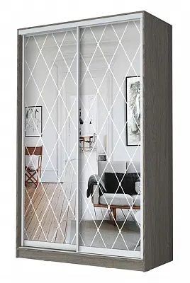 Шкаф-купе ХИТ 24-14-66 РОМБ БОЛЬШОЙ в Сысерти - sysert.mebel24.online | фото
