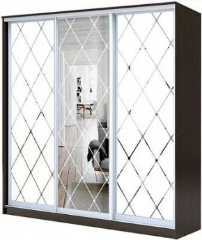 Шкаф-купе ХИТ 24-4-20/2-666 РОМБ БОЛЬШОЙ МАТОВЫЙ в Сысерти - sysert.mebel24.online | фото