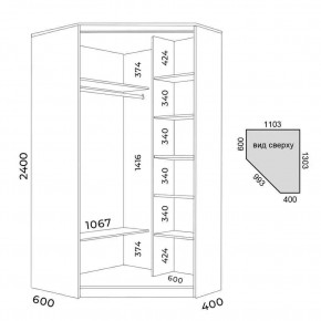 Шкаф-купе ХИТ-У-L-24-64-66 в Сысерти - sysert.mebel24.online | фото 4