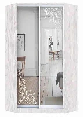 Шкаф-купе ХИТ-У-L-24-64-66 ОРНАМЕНТ в Сысерти - sysert.mebel24.online | фото