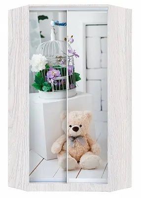 Шкаф-купе ХИТ-У-L-24-64-77 МИШКА В ИНТЕРЬЕРЕ в Сысерти - sysert.mebel24.online | фото