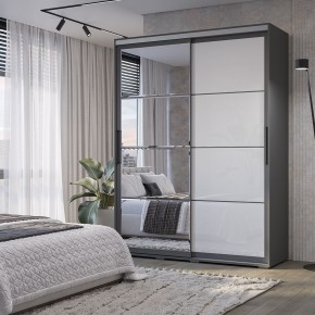 Шкаф-купе Крафт-6 1.6 м ШКК-06 (графит) в Сысерти по цене 32 500 руб. Шкаф-купе Крафт-6 1.6 м ШКК-06 (графит) в Сысерти - sysert.mebel24.online | фото