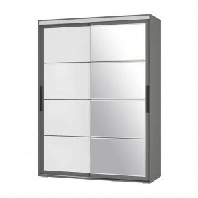 Шкаф-купе Крафт-6 1.6 м ШКК-06 (графит) в Сысерти - sysert.mebel24.online | фото 3