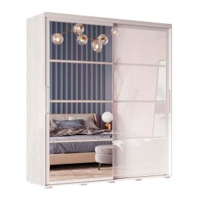 Шкаф-купе Крафт-6 1.6 м ШКК-06 (ясень белый) в Сысерти - sysert.mebel24.online | фото 3