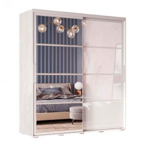 Шкаф-купе Крафт-6 (Ясень Белый) в Сысерти - sysert.mebel24.online | фото 3
