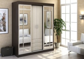 Шкаф-купе Лидер 1 венге-дуб в Сысерти - sysert.mebel24.online | фото 2