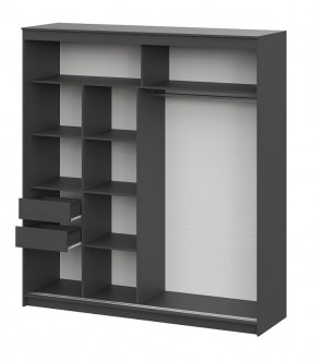 Шкаф-купе ШКП 3 МАКС (2000) Графит серый в Сысерти - sysert.mebel24.online | фото 3