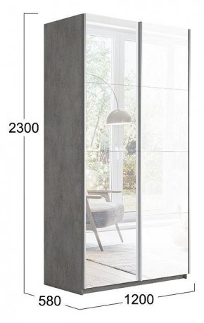 Шкаф-купе Траст СШК 2.120.60-13.15 в Сысерти - sysert.mebel24.online | фото 3