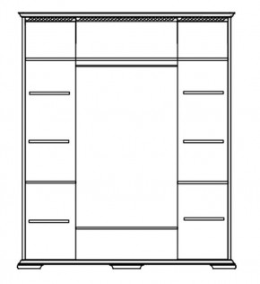 Шкаф Лика с зеркалом (ММ 137-01/04) в Сысерти - sysert.mebel24.online | фото 4