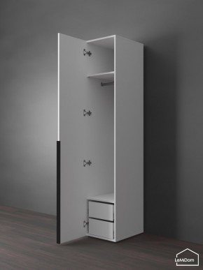 Шкаф Linnea MHR-1-3 2050х400х510 (Белый-М 11.1.1) в Сысерти - sysert.mebel24.online | фото 5