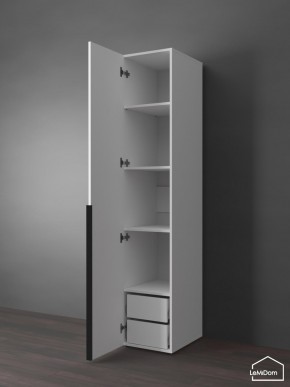 Шкаф Linnea MHR-1-4 2050х400х510 (Белый-М 11.1.1) в Сысерти - sysert.mebel24.online | фото 5