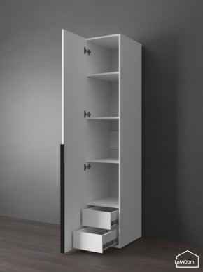 Шкаф Linnea MHR-1-4 2050х400х510 (Белый-М 11.1.1) в Сысерти - sysert.mebel24.online | фото 6