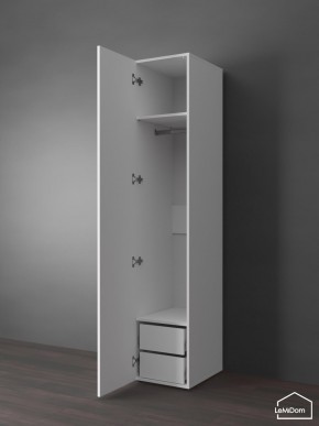 Шкаф Linnea MHR-1PO-3 2050х400х510 (Белый-М 11.1.2) в Сысерти - sysert.mebel24.online | фото 4