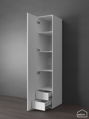 Шкаф Linnea MHR-1PO-4 2050х400х510 (Белый-М 11.1.2) в Сысерти - sysert.mebel24.online | фото 4