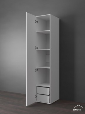 Шкаф Linnea MHR-1PO-4 2050х400х510 (Белый-М 11.1.2) в Сысерти - sysert.mebel24.online | фото 5