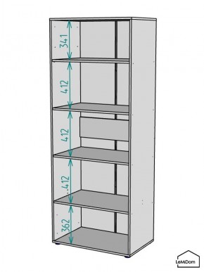 Шкаф Linnea MHR-2PO-2 2050х800х510 (Белый-М 11.1.1) в Сысерти - sysert.mebel24.online | фото 3