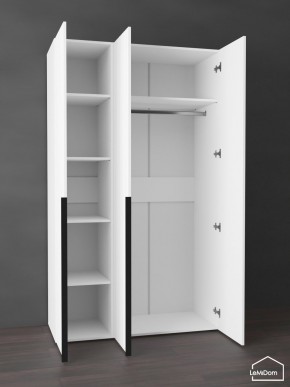 Шкаф Linnea MHR-3-1 2050х1200х510 (Белый-М 11.1.1) в Сысерти - sysert.mebel24.online | фото 4