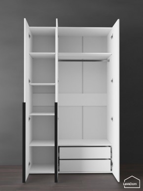Шкаф Linnea MHR-3-2 2050х1200х510 (Белый-М 11.1.1) в Сысерти - sysert.mebel24.online | фото 5