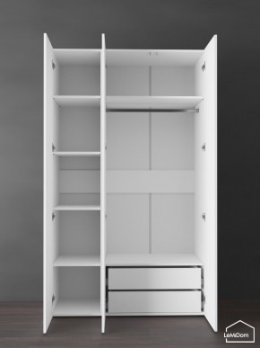 Шкаф Linnea MHR-3PO-2 2050х1200х510 (Белый-М 11.1.1) в Сысерти - sysert.mebel24.online | фото 6