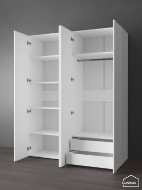 Шкаф Linnea MHR-4PO-2 2050х1600х510 (Белый-М 11.1.2) в Сысерти - sysert.mebel24.online | фото 6