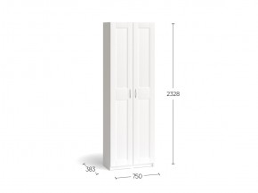 Шкаф МАКС двухдверный узкий, цвет белый в Сысерти - sysert.mebel24.online | фото 3